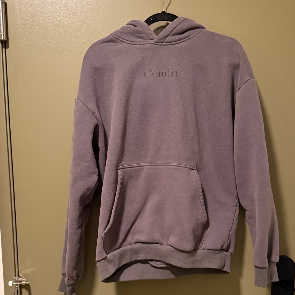 Comfrt Men's Gray Hoodie Sweater